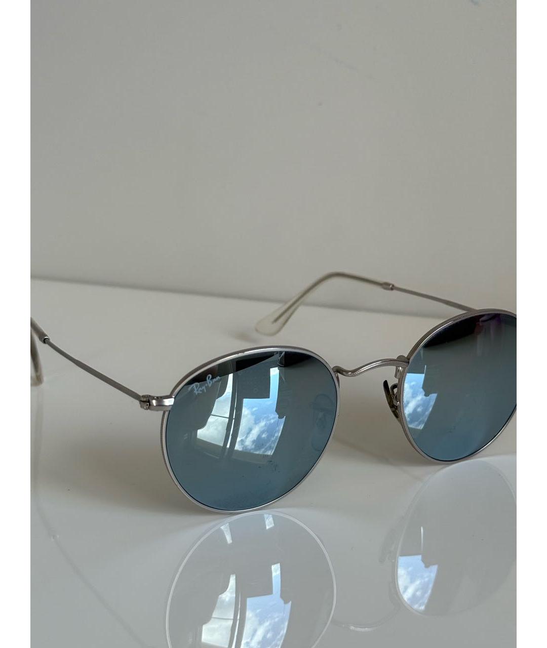 RAY BAN Металлические солнцезащитные очки, фото 2