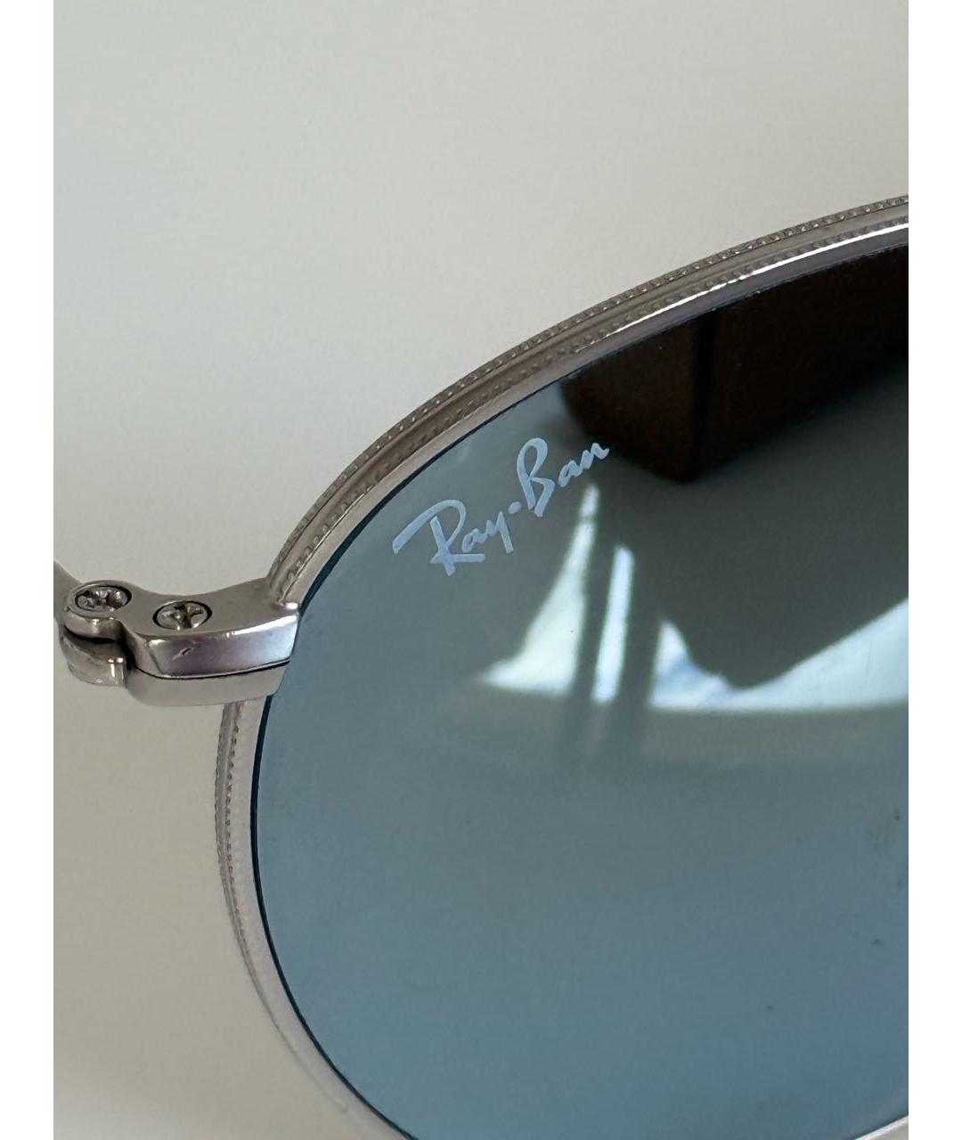 RAY BAN Металлические солнцезащитные очки, фото 3