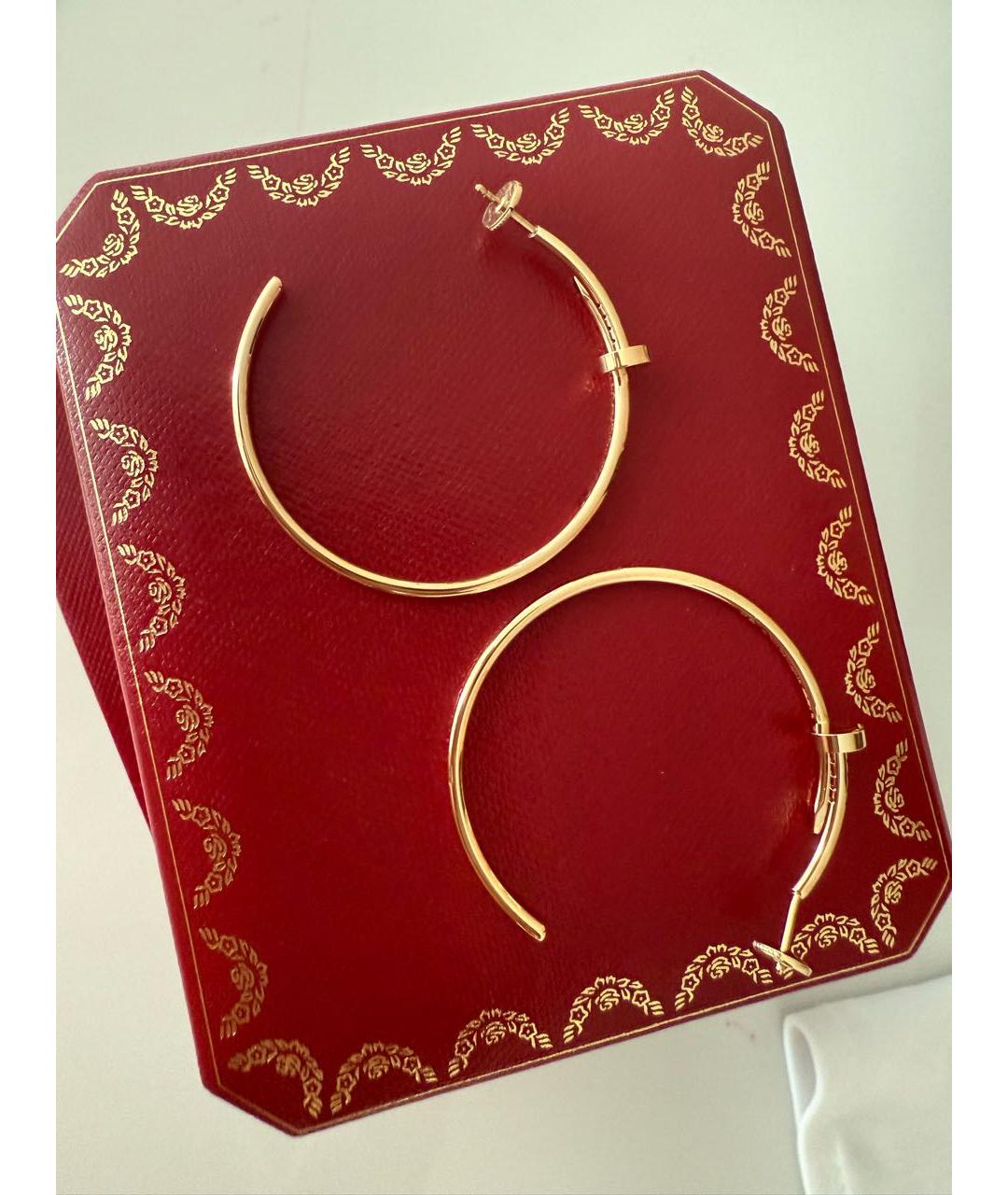 CARTIER Золотые серьги из желтого золота, фото 5