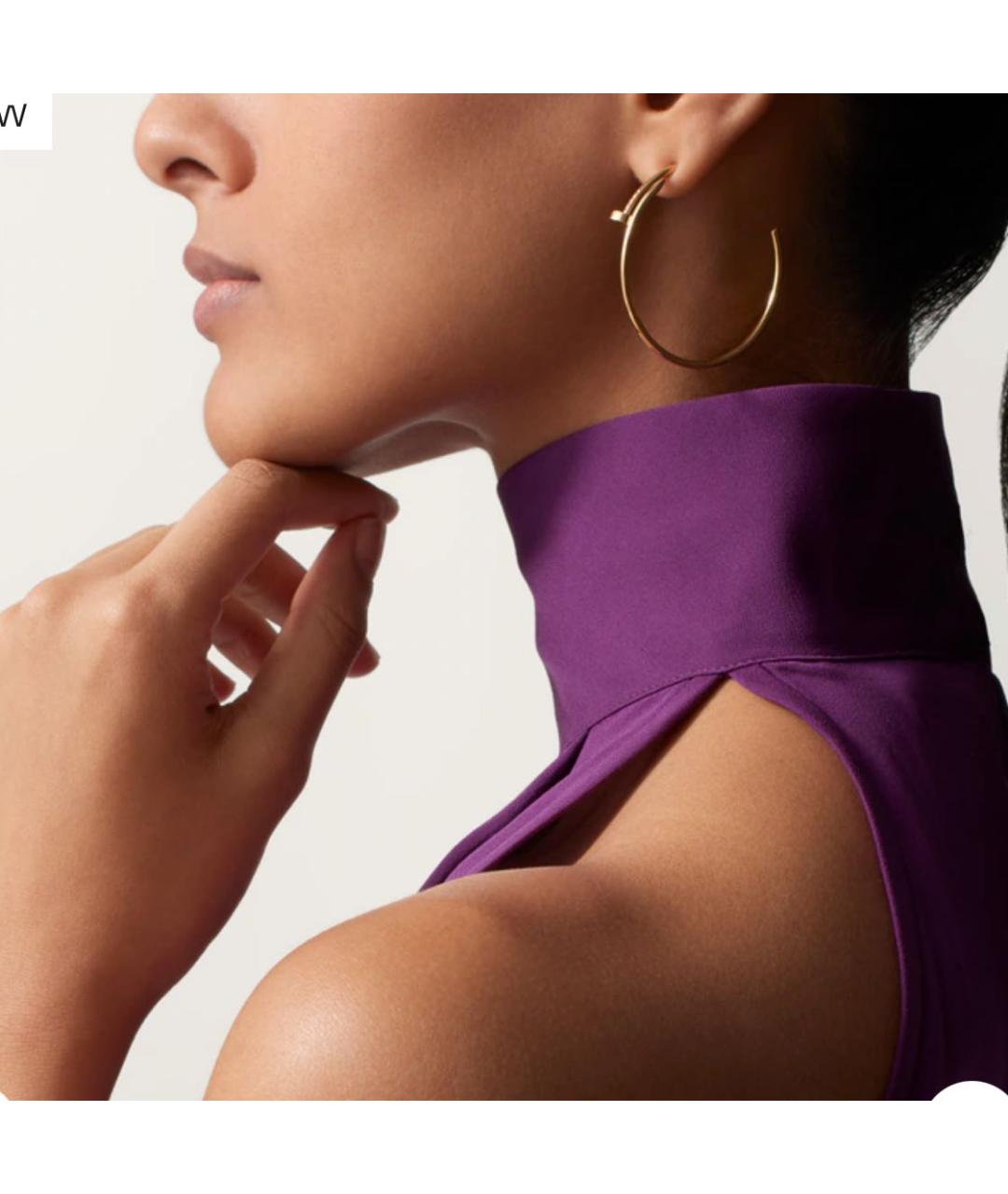 CARTIER Золотые серьги из желтого золота, фото 3