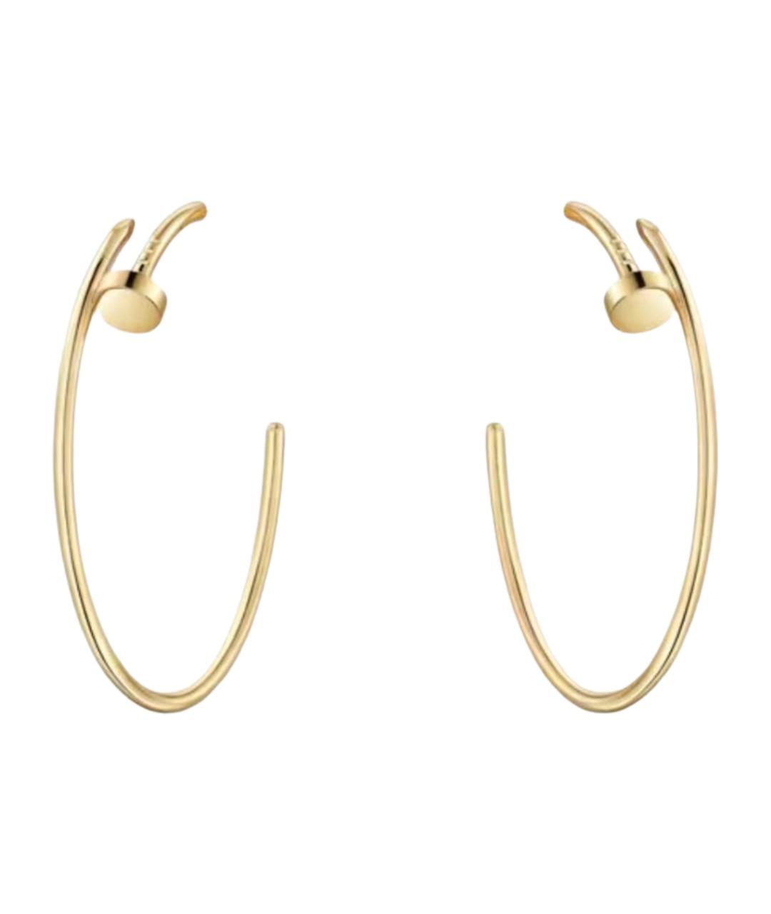 CARTIER Золотые серьги из желтого золота, фото 1