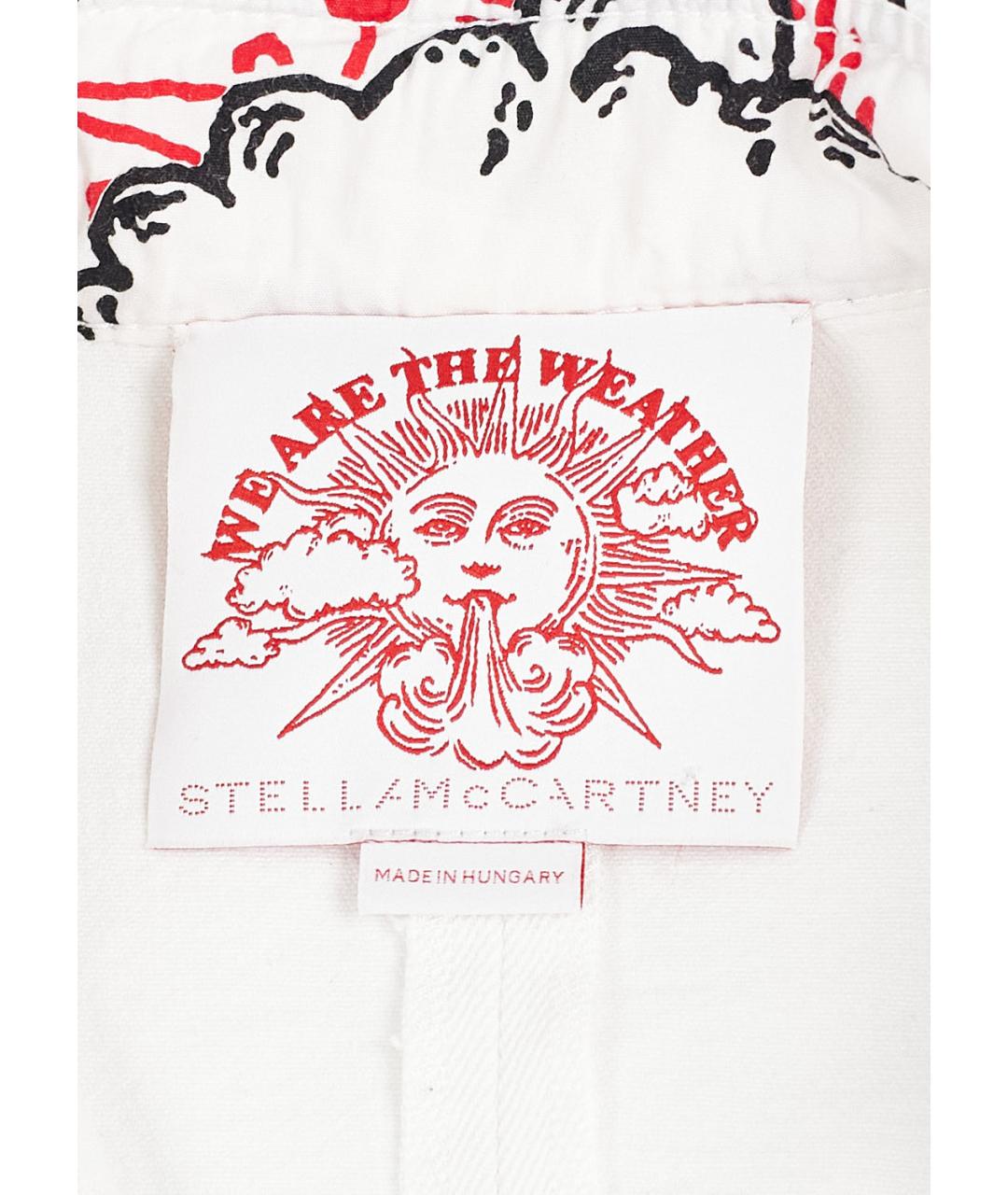 STELLA MCCARTNEY Белый хлопковый комбинезон, фото 3