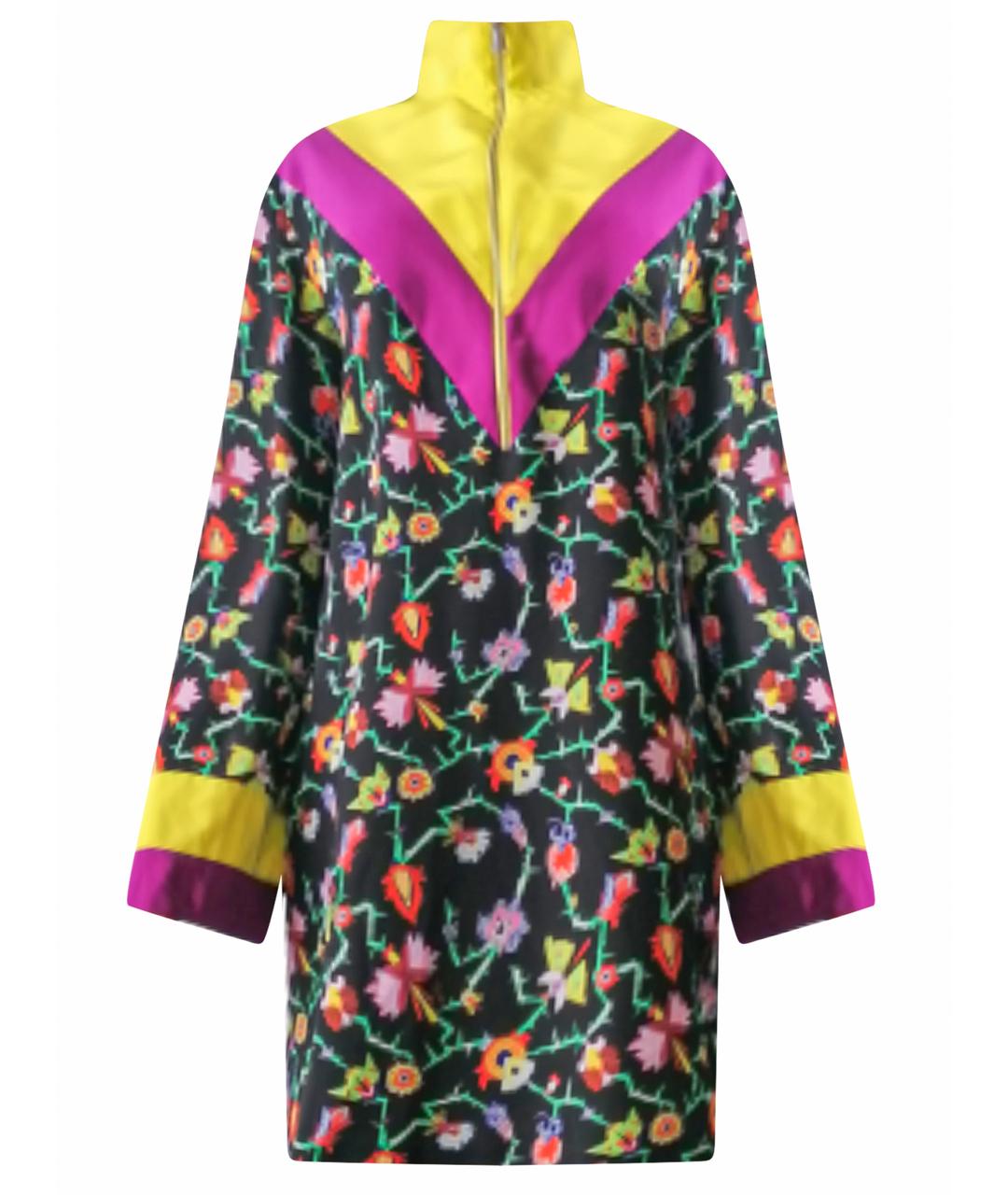 EMILIO PUCCI Мульти шелковое повседневное платье, фото 1