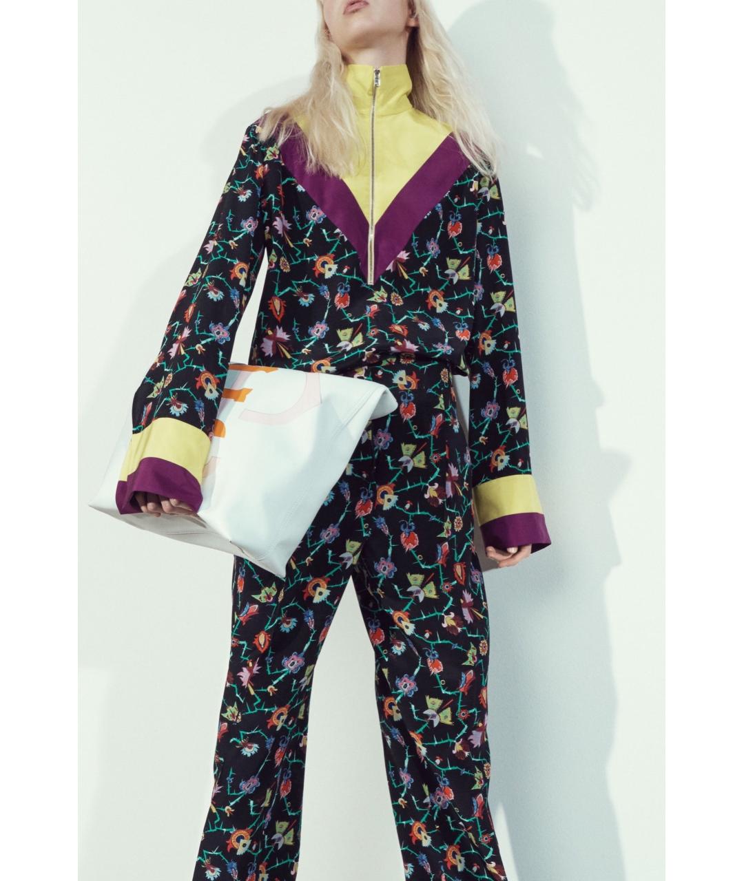 EMILIO PUCCI Мульти шелковое повседневное платье, фото 2