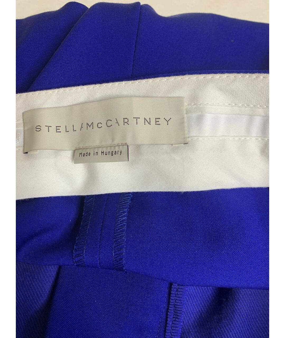 STELLA MCCARTNEY Синий шерстяной костюм с брюками, фото 7