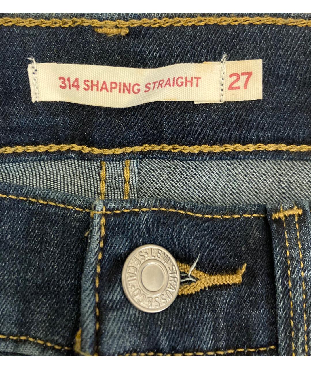 LEVI'S Синие прямые джинсы, фото 3