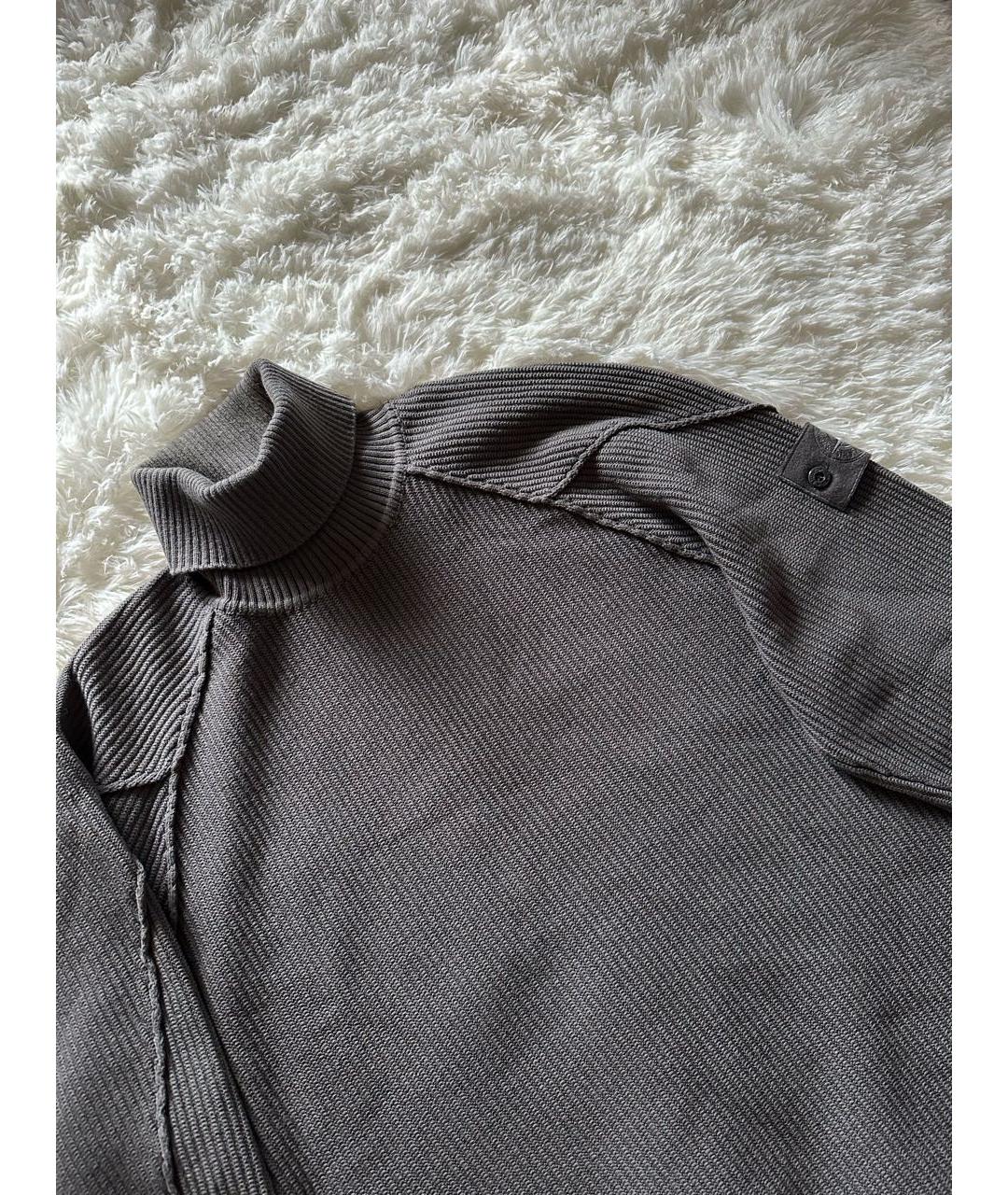 STONE ISLAND Коричневая вискозная водолазка, фото 2