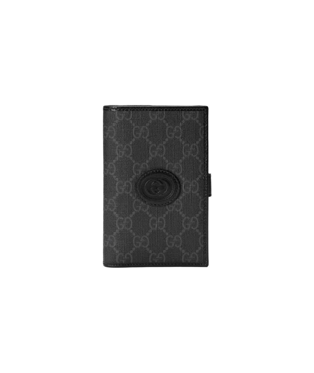 GUCCI Антрацитовый кардхолдер, фото 1