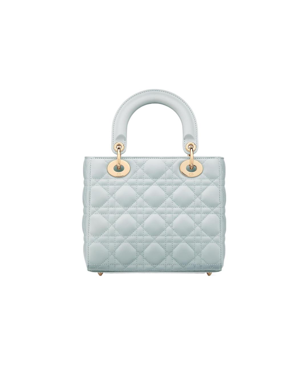 CHRISTIAN DIOR Голубая сумка через плечо, фото 4