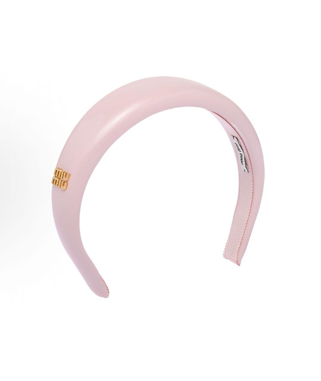 MIU MIU Розовый ободок, фото 4