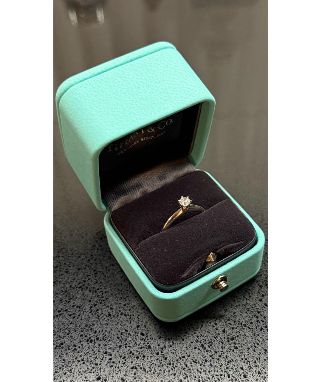 TIFFANY&CO Белое платиновое кольцо, фото 4