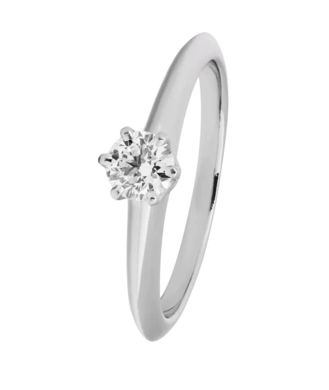 TIFFANY&CO Белое платиновое кольцо, фото 1