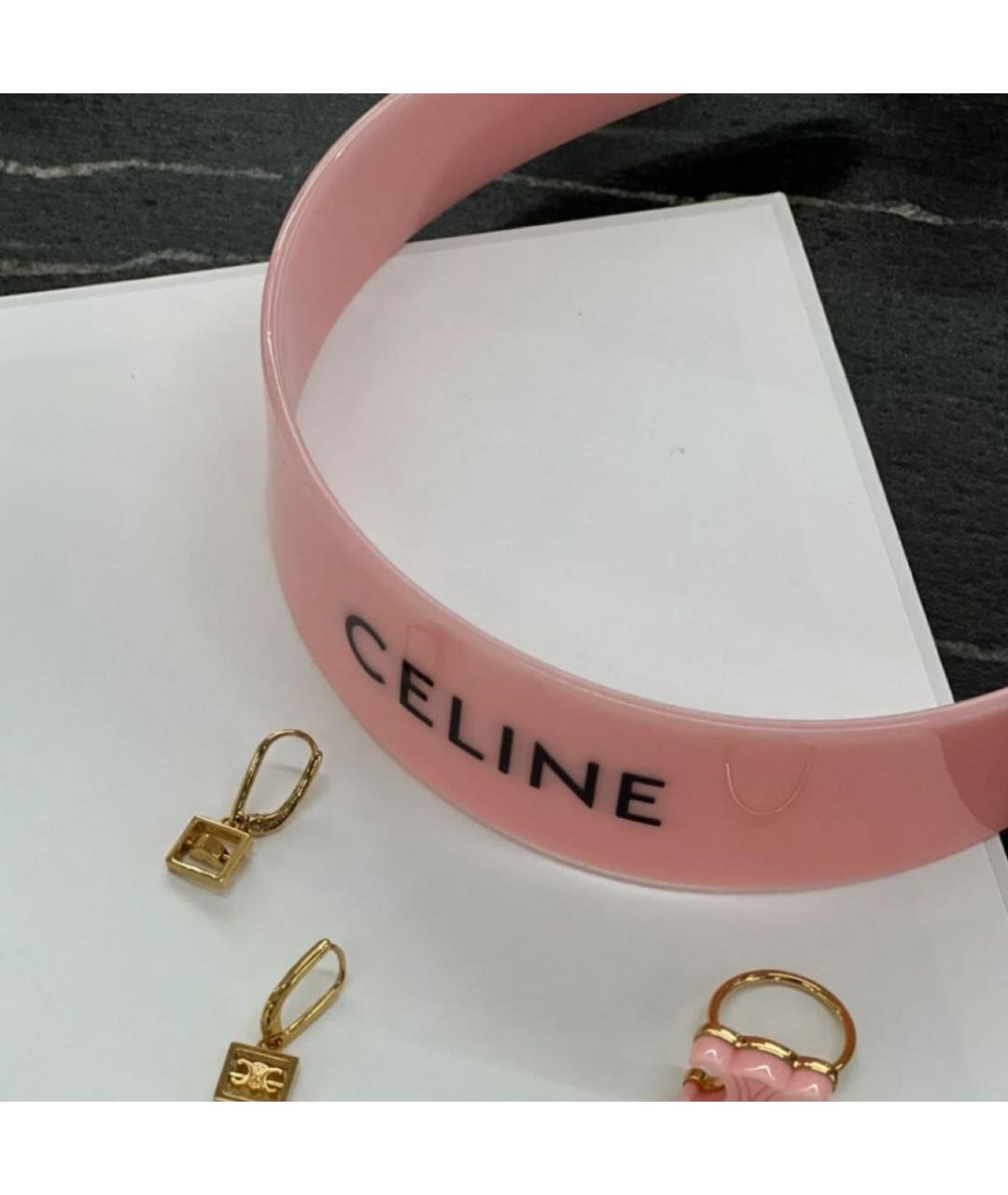 CELINE Розовый ободок, фото 3