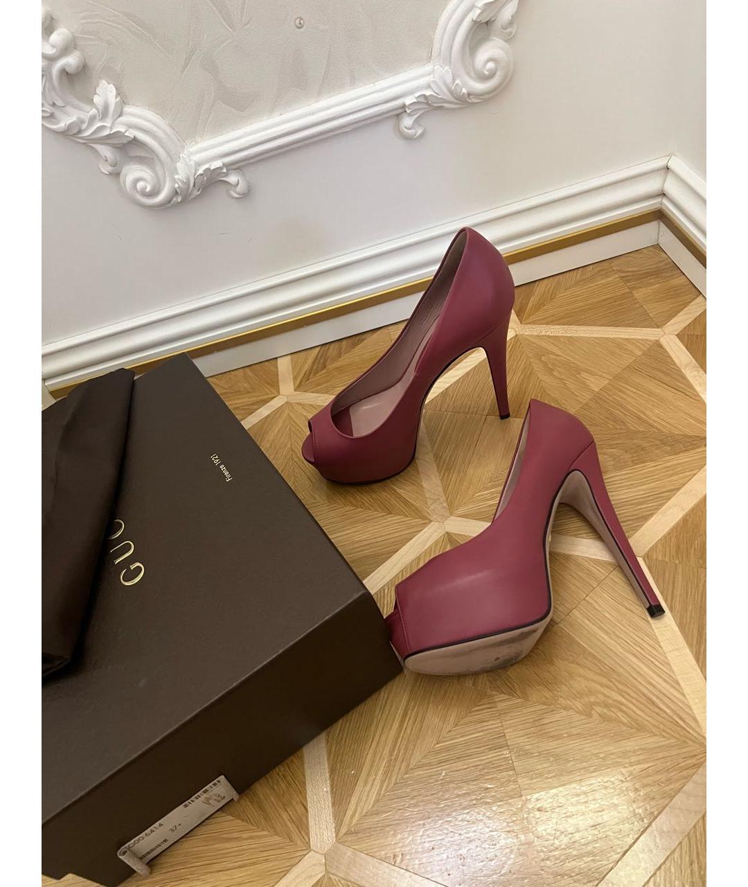 GUCCI Кожаные туфли, фото 5