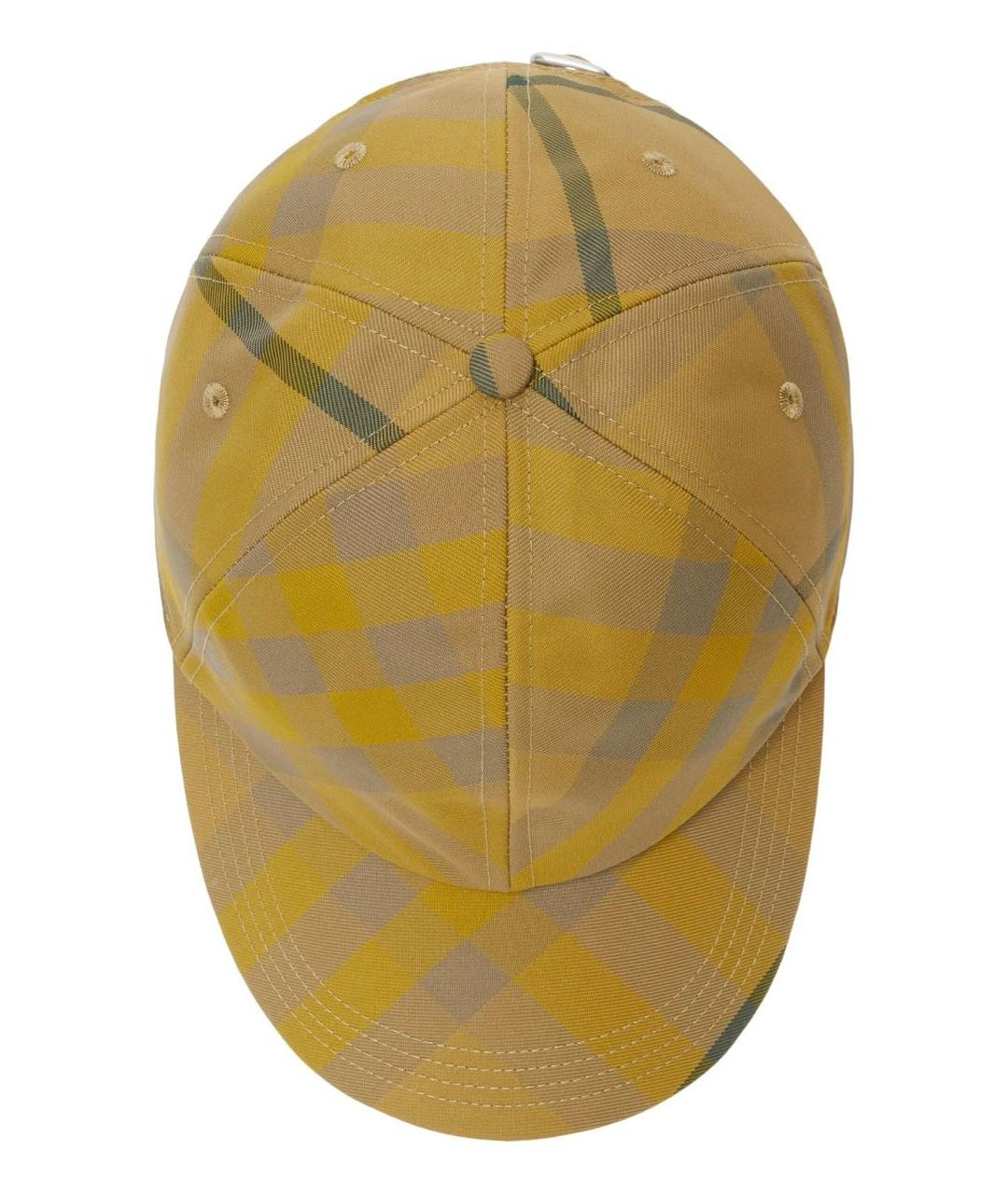 BURBERRY Горчичная кепка/бейсболка, фото 3