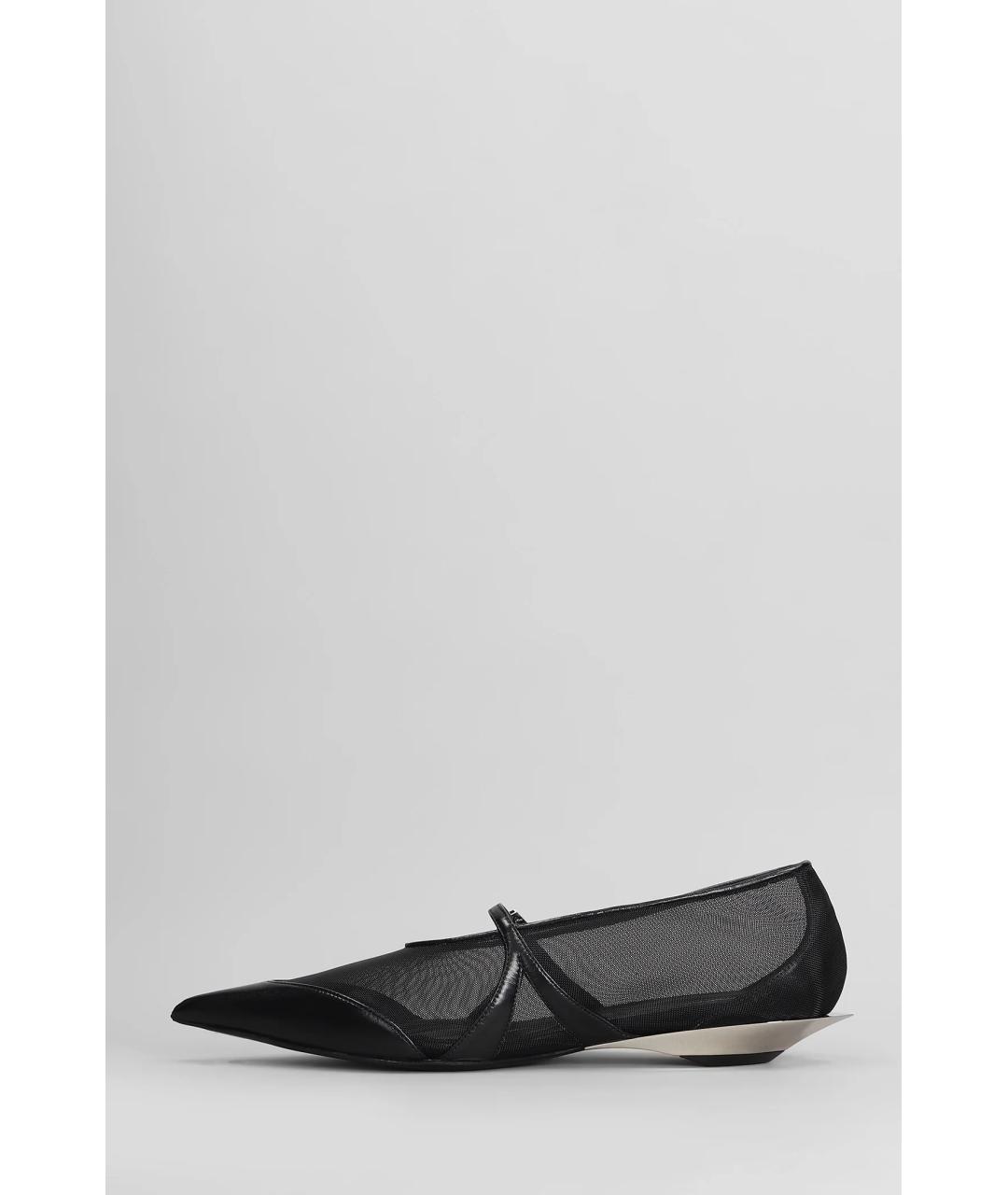 MUGLER Черные лодочки на низком каблуке, фото 2