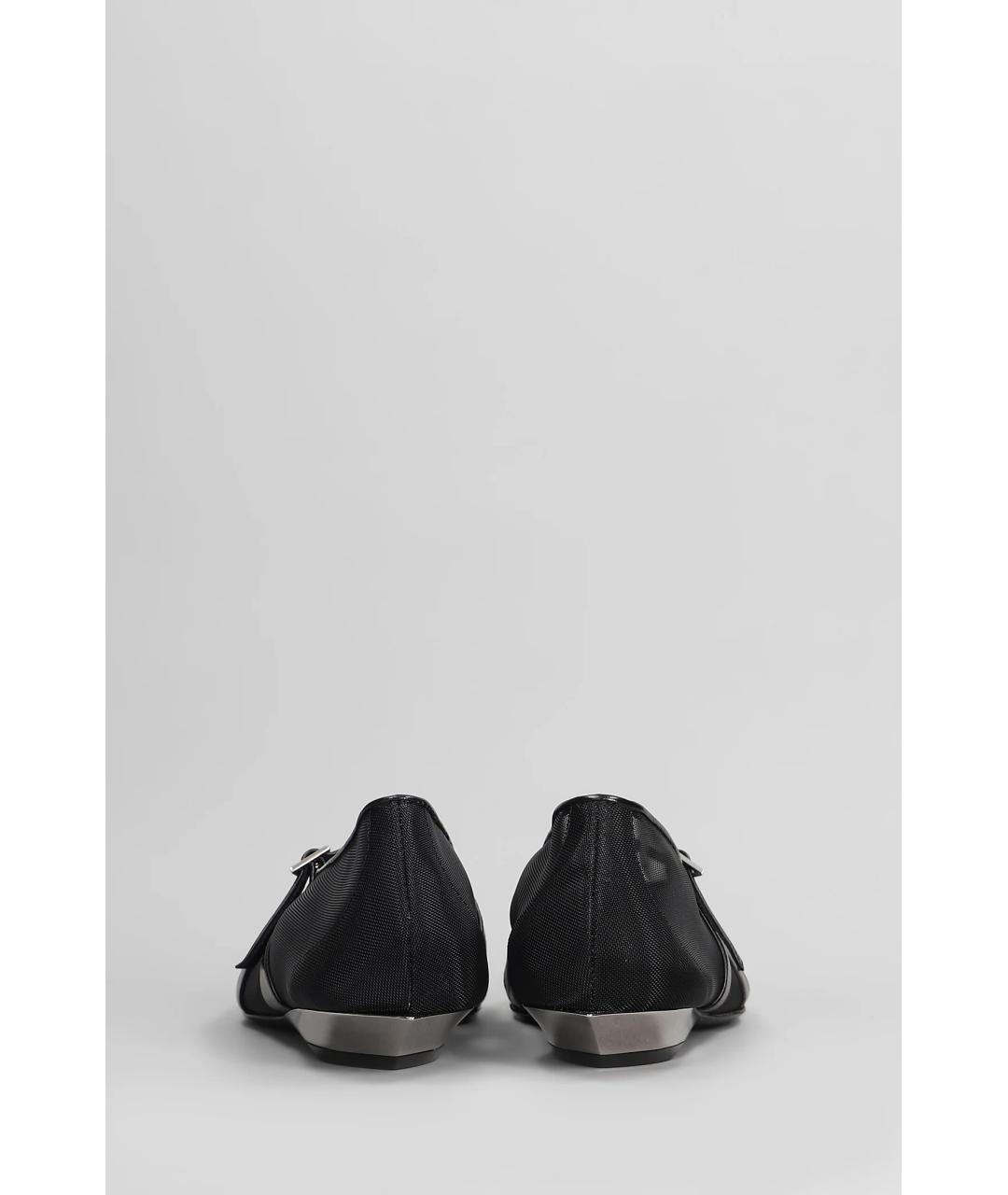 MUGLER Черные лодочки на низком каблуке, фото 5