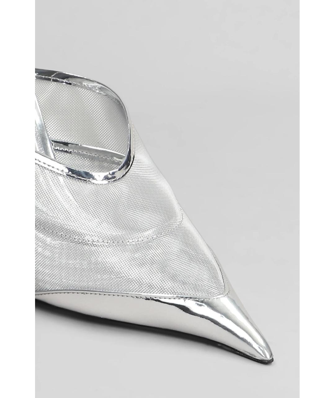 MUGLER Серебряные мюли, фото 4