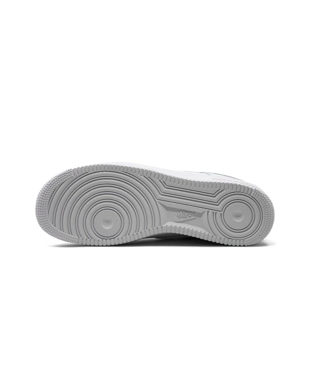 NIKE Белые кожаные низкие кроссовки / кеды, фото 4