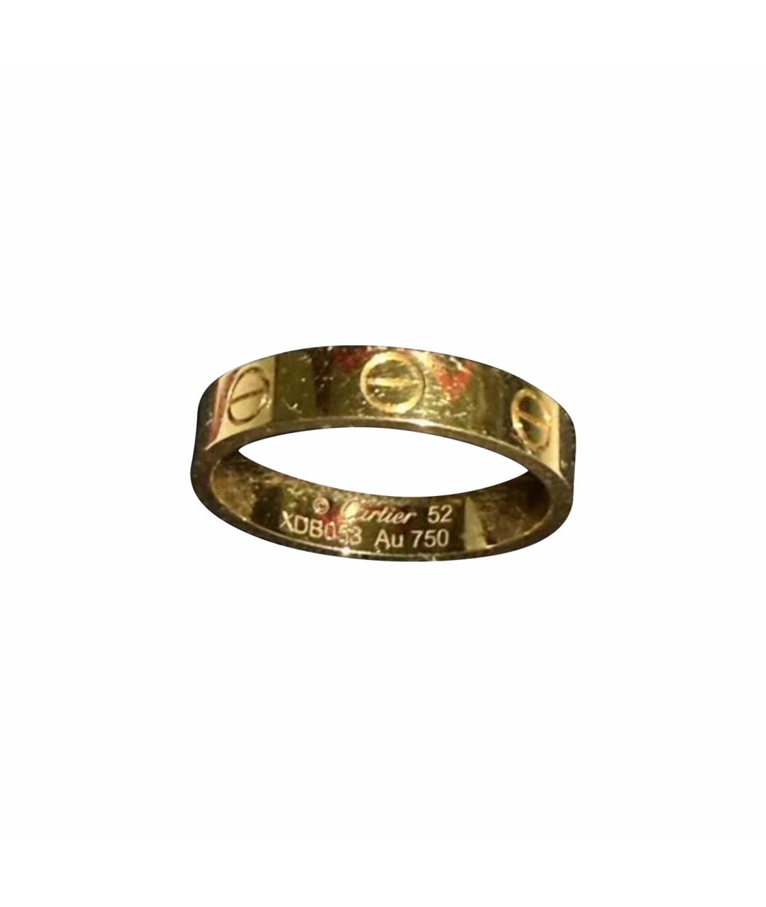 CARTIER Золотое кольцо из желтого золота, фото 1