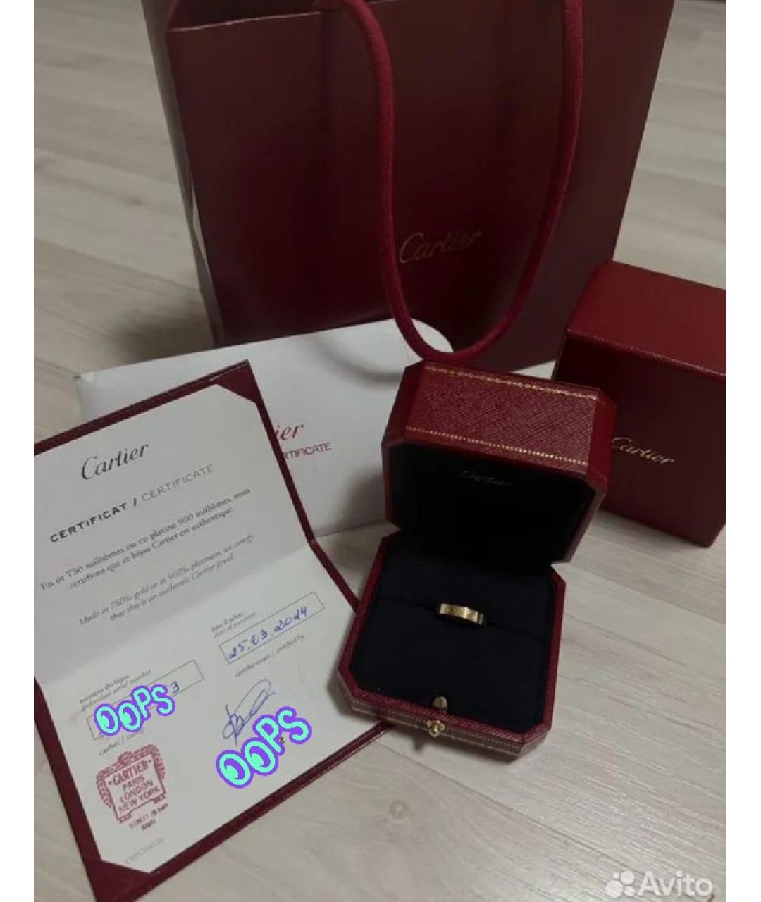 CARTIER Золотое кольцо из желтого золота, фото 3