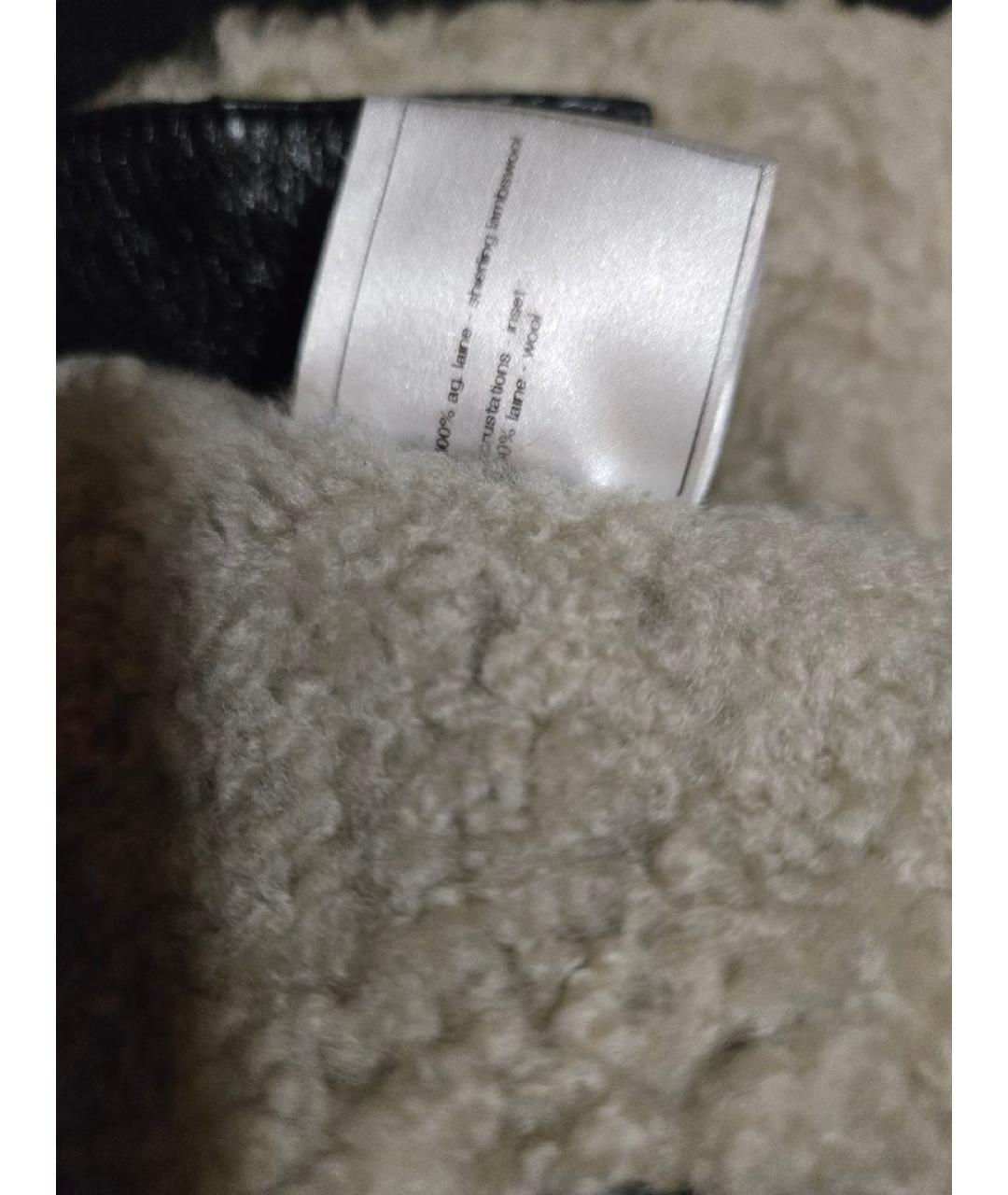 CHANEL Черная кожаная дубленка, фото 8
