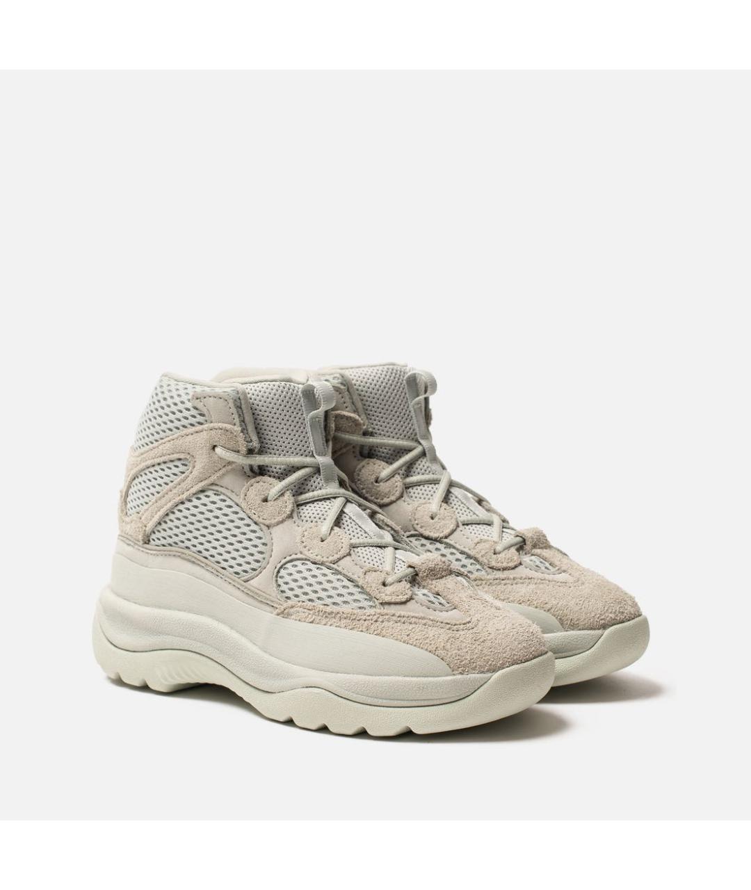 ADIDAS YEEZY Серые кожаные ботинки, фото 8