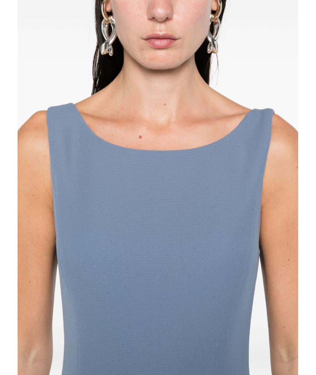 EMPORIO ARMANI Синее платье, фото 2