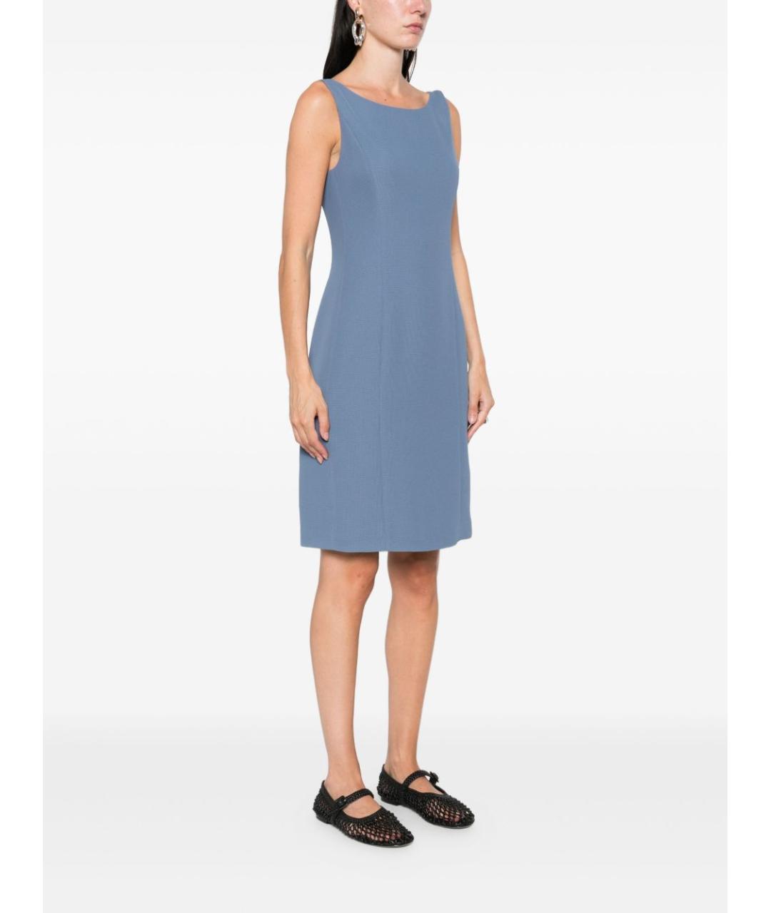 EMPORIO ARMANI Синее платье, фото 5