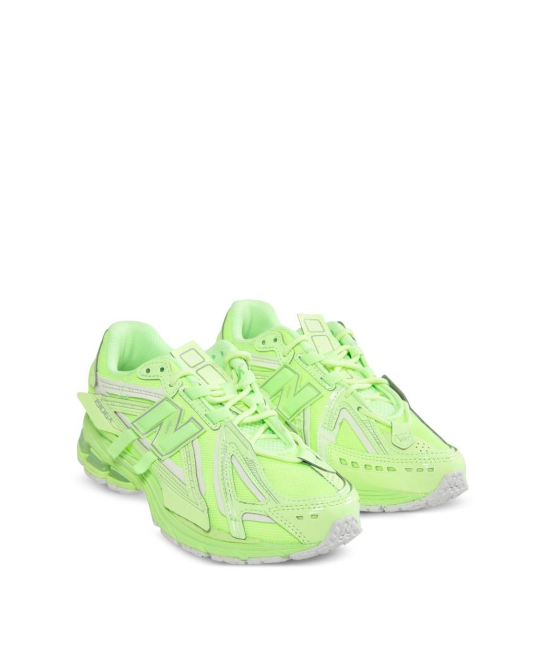 NEW BALANCE Зеленые низкие кроссовки / кеды, фото 3