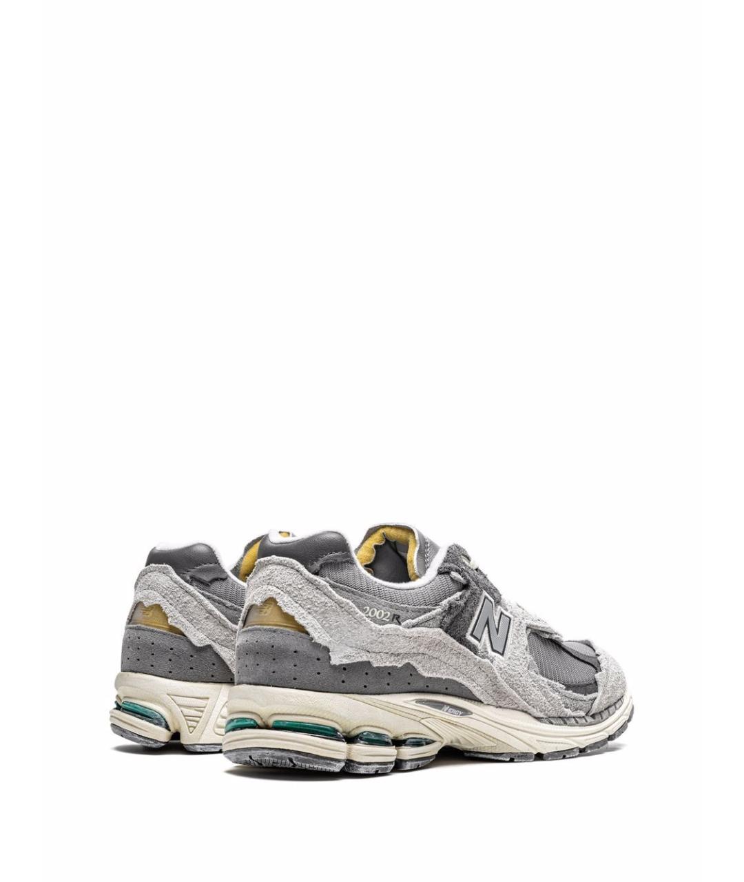 NEW BALANCE Серые замшевые низкие кроссовки / кеды, фото 4
