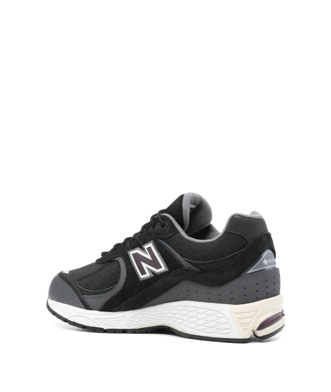 NEW BALANCE Антрацитовые замшевые низкие кроссовки / кеды, фото 2