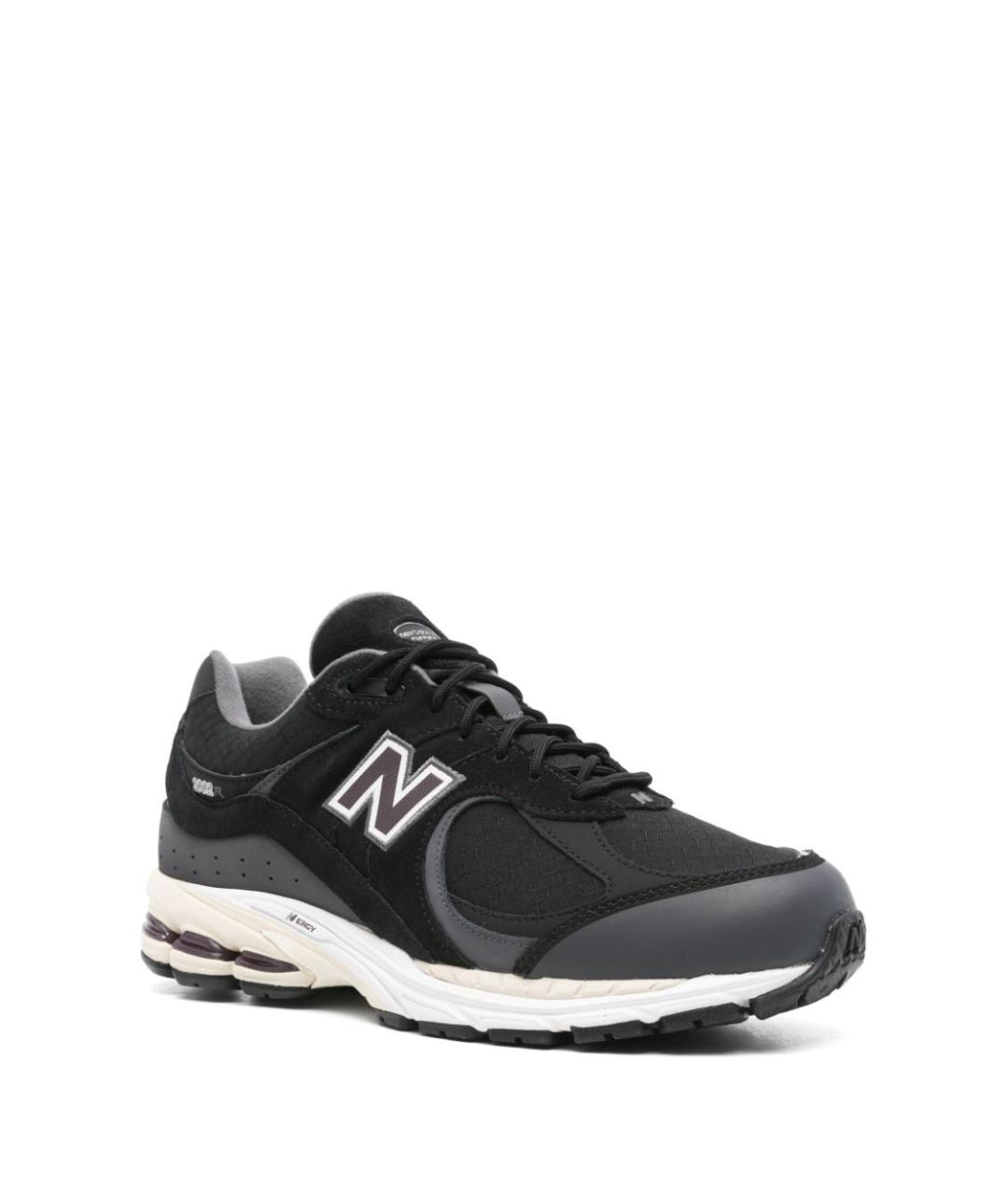 NEW BALANCE Антрацитовые замшевые низкие кроссовки / кеды, фото 4