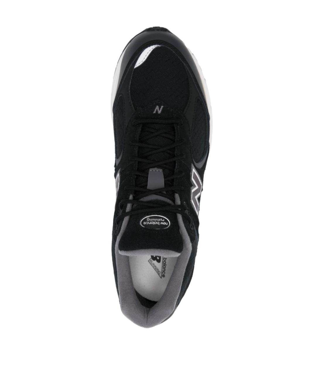 NEW BALANCE Антрацитовые замшевые низкие кроссовки / кеды, фото 3