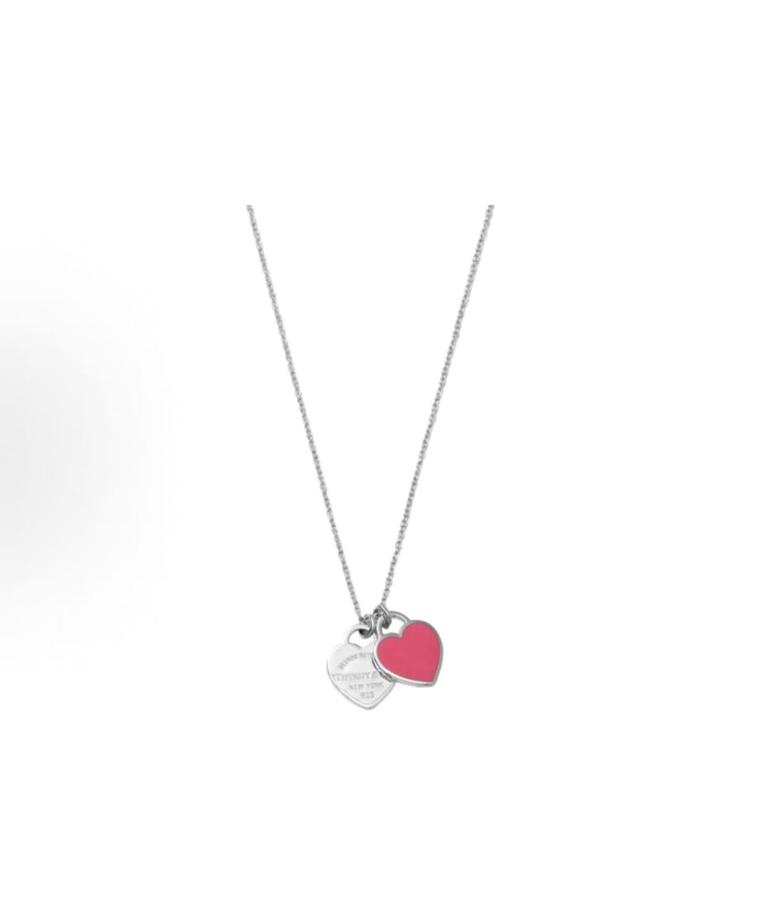 TIFFANY&CO Розовое серебряное колье, фото 5