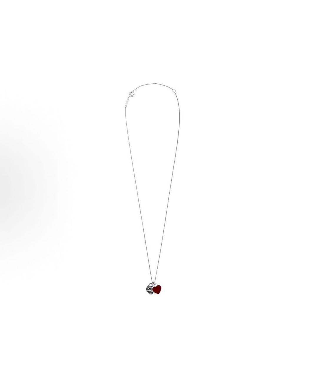 TIFFANY&CO Красное серебряное колье, фото 4