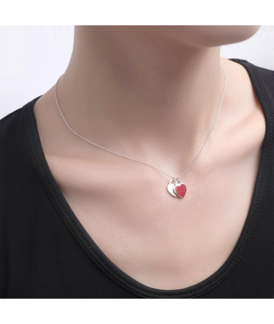 TIFFANY&CO Красное серебряное колье, фото 2