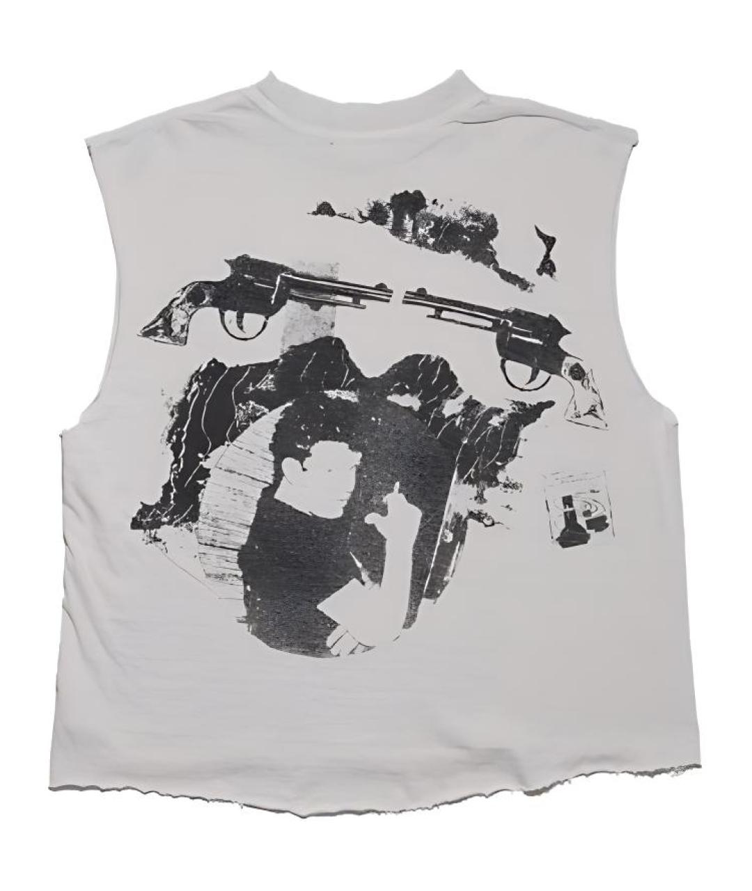 Enfants Riches Déprimés Белая хлопковая майка, фото 2