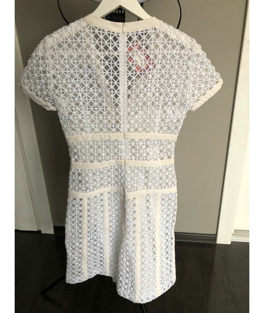 MOSCHINO Белое хлопковое коктейльное платье, фото 2