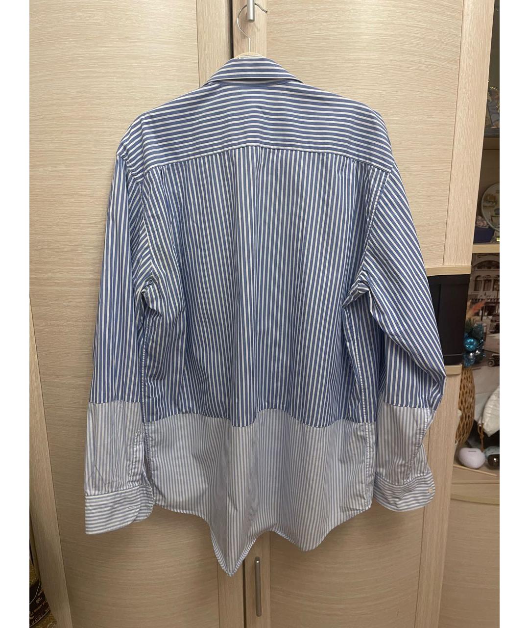 VETEMENTS Синяя хлопковая рубашка, фото 2