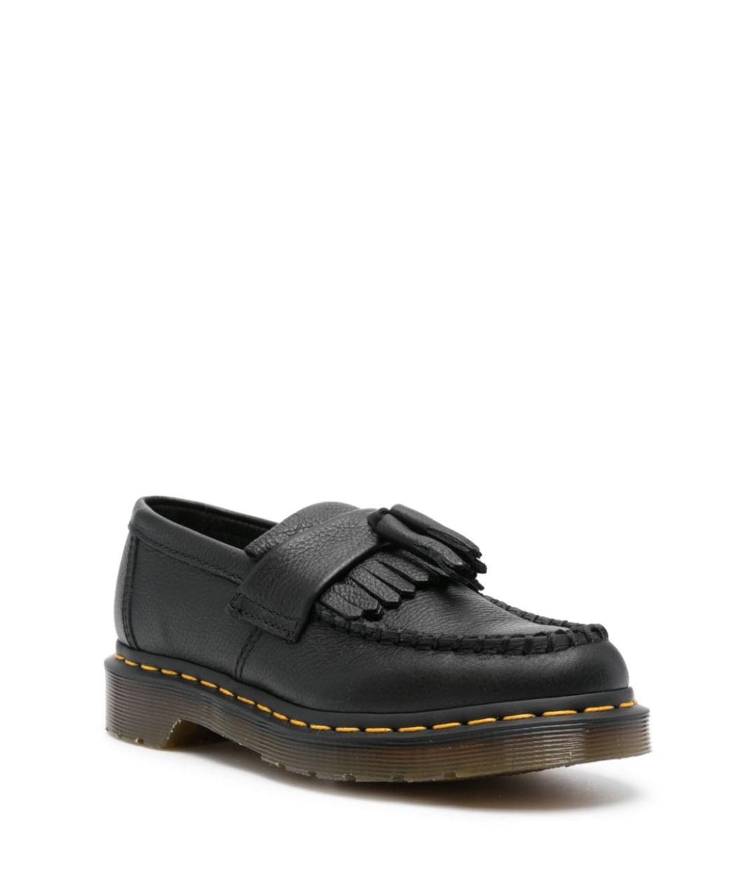 DR. MARTENS Черные кожаные лоферы, фото 3