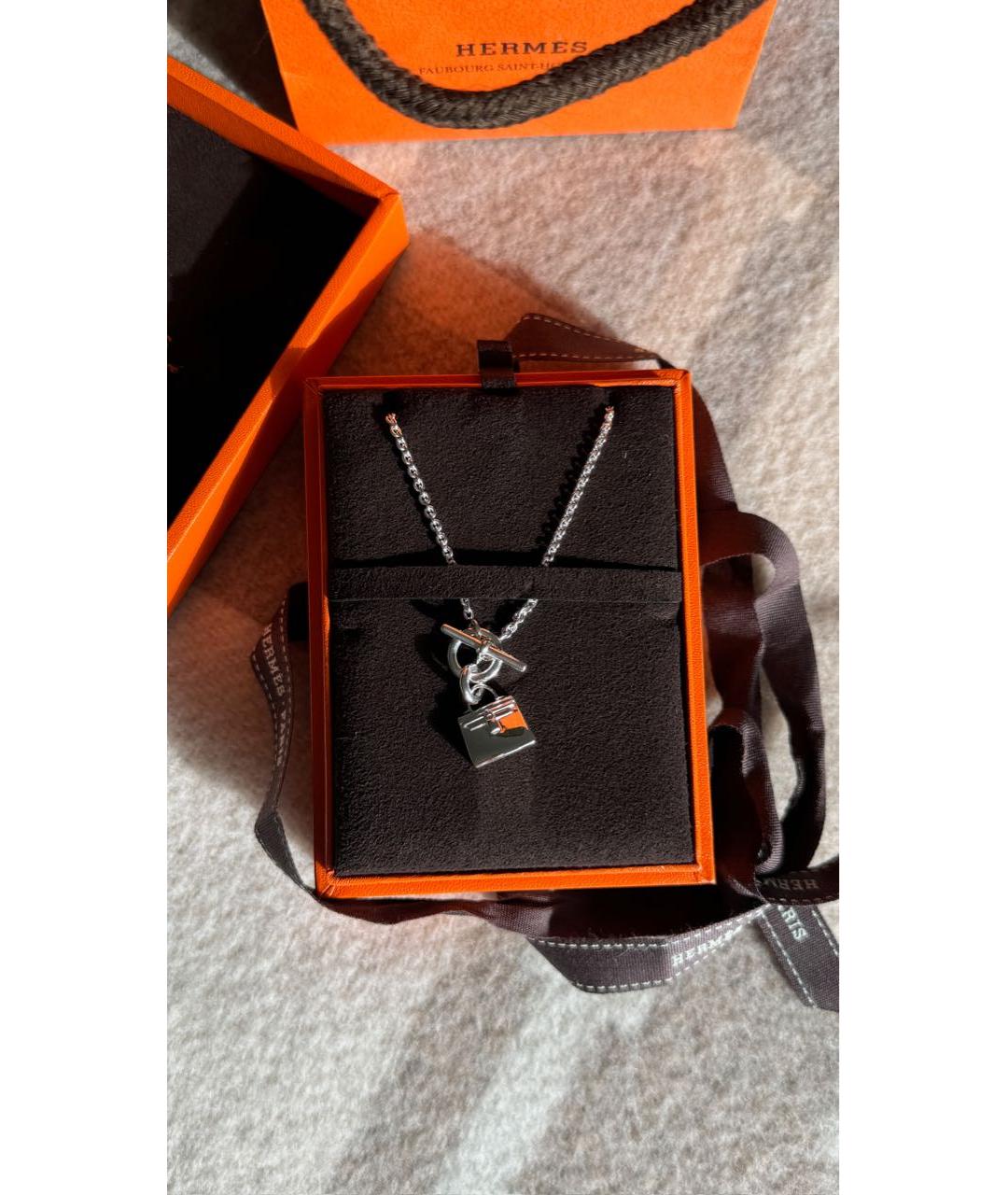 HERMES Серебряная серебряная подвеска, фото 5