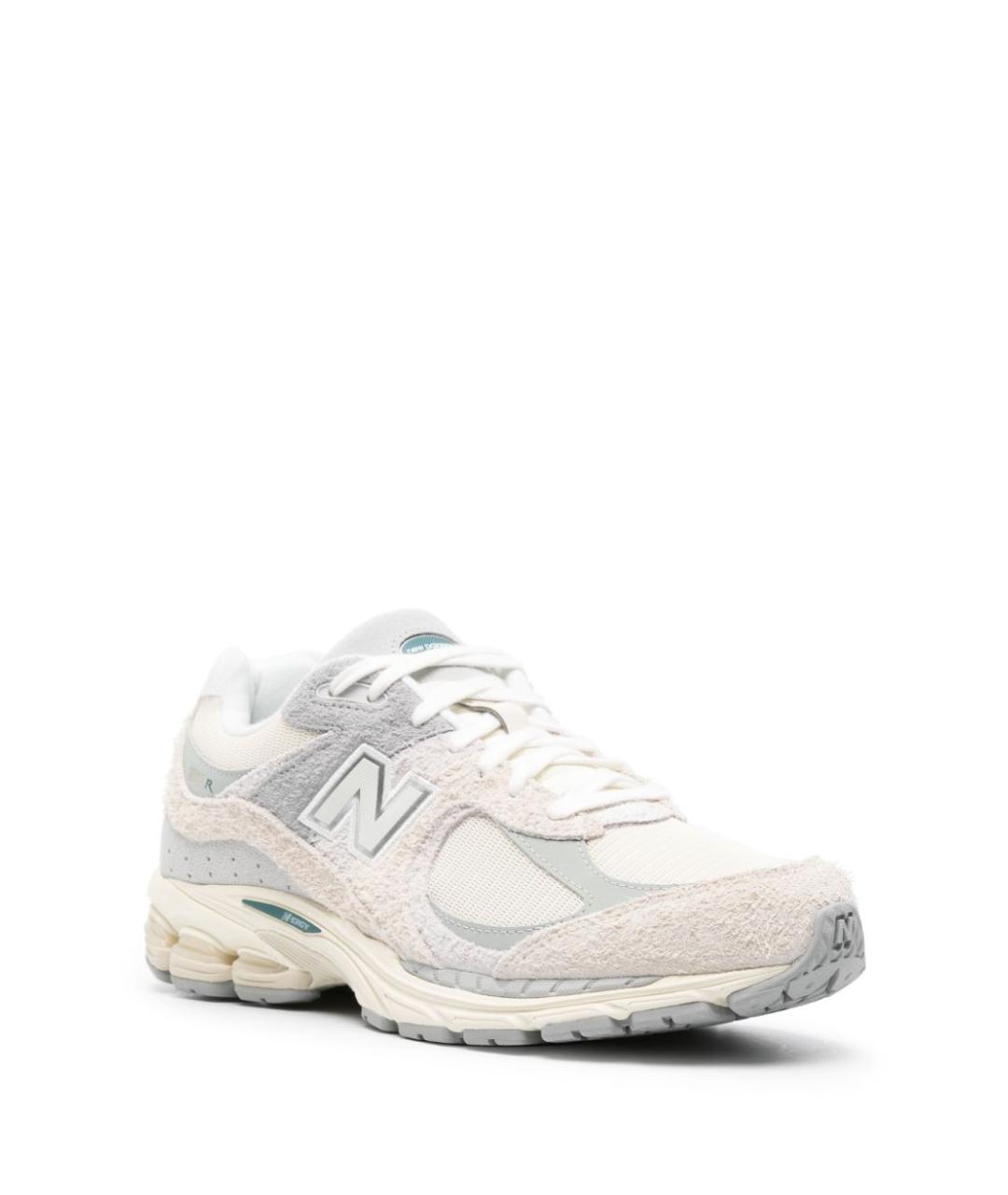 NEW BALANCE Белые замшевые низкие кроссовки / кеды, фото 3