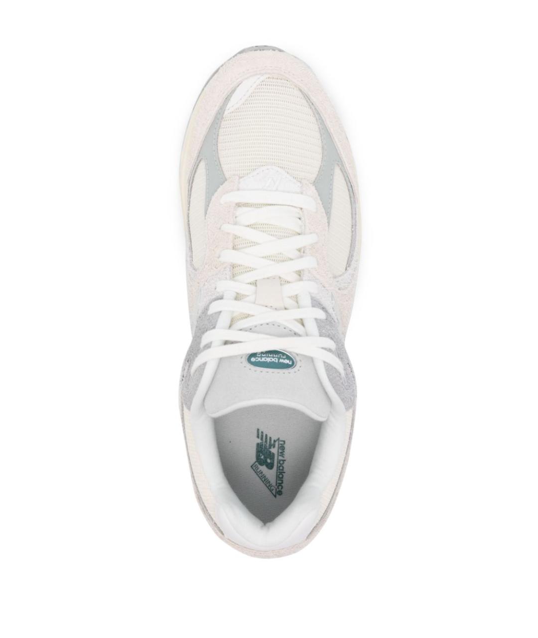 NEW BALANCE Белые замшевые низкие кроссовки / кеды, фото 2