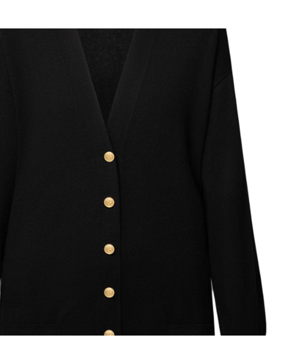 LOUIS VUITTON Черный хлопковый кардиган, фото 5