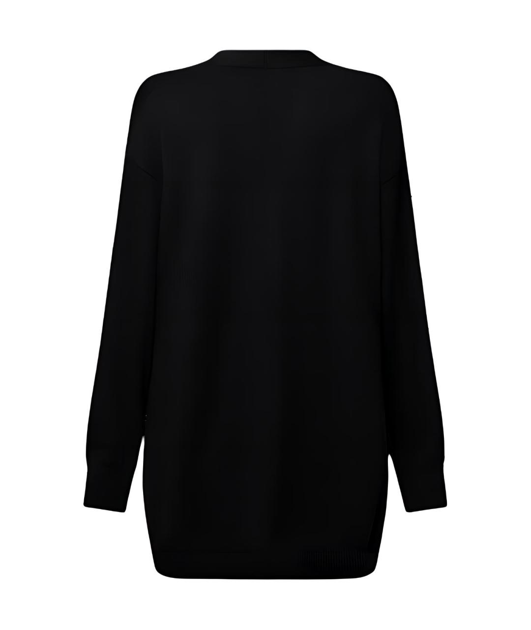 LOUIS VUITTON Черный хлопковый кардиган, фото 2