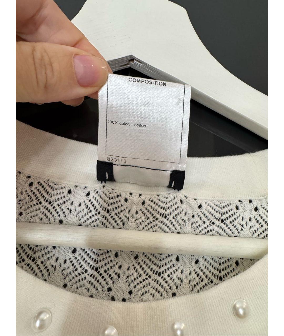 CHANEL Белая футболка, фото 5