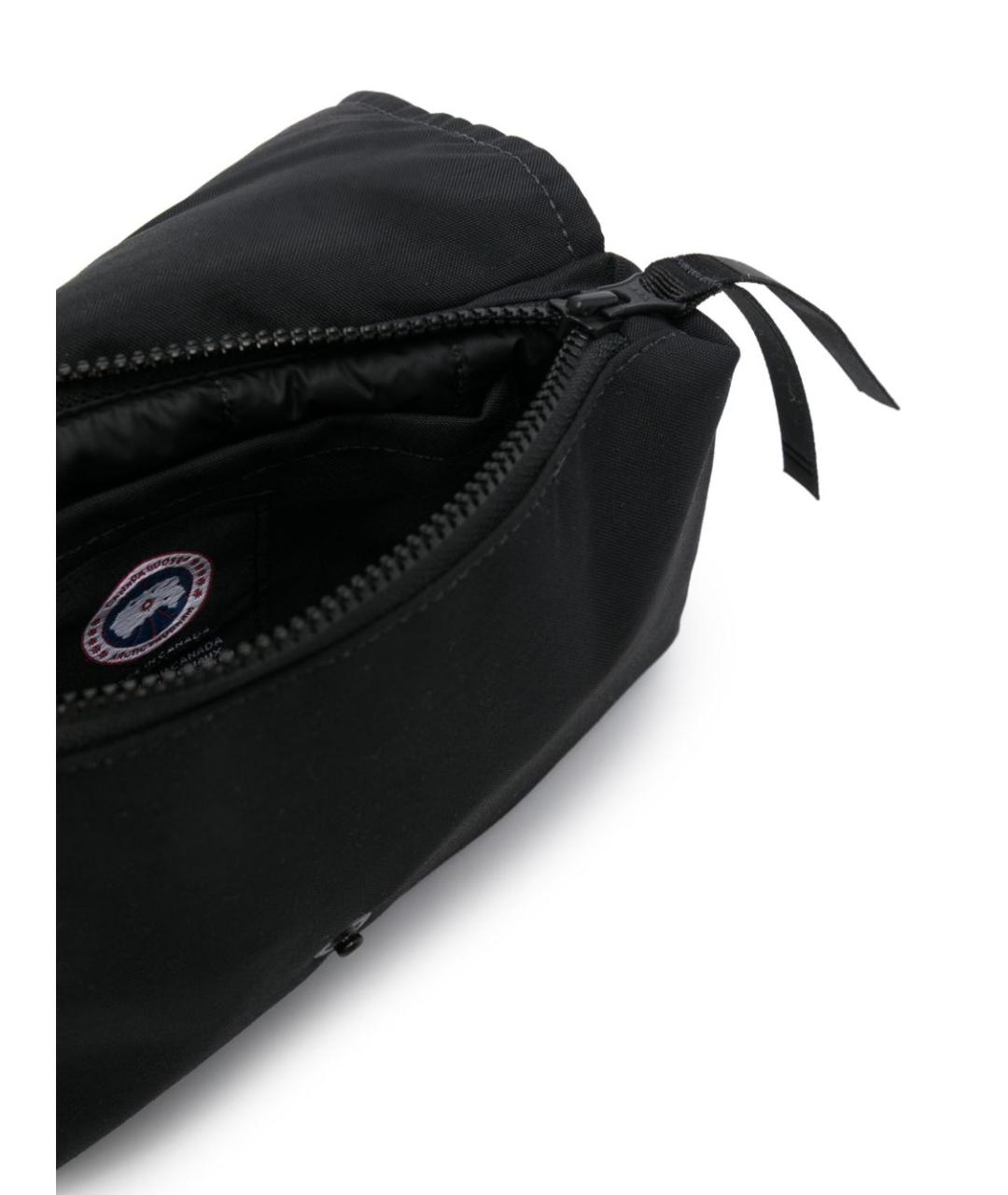 CANADA GOOSE Черная синтетическая сумка на плечо, фото 3