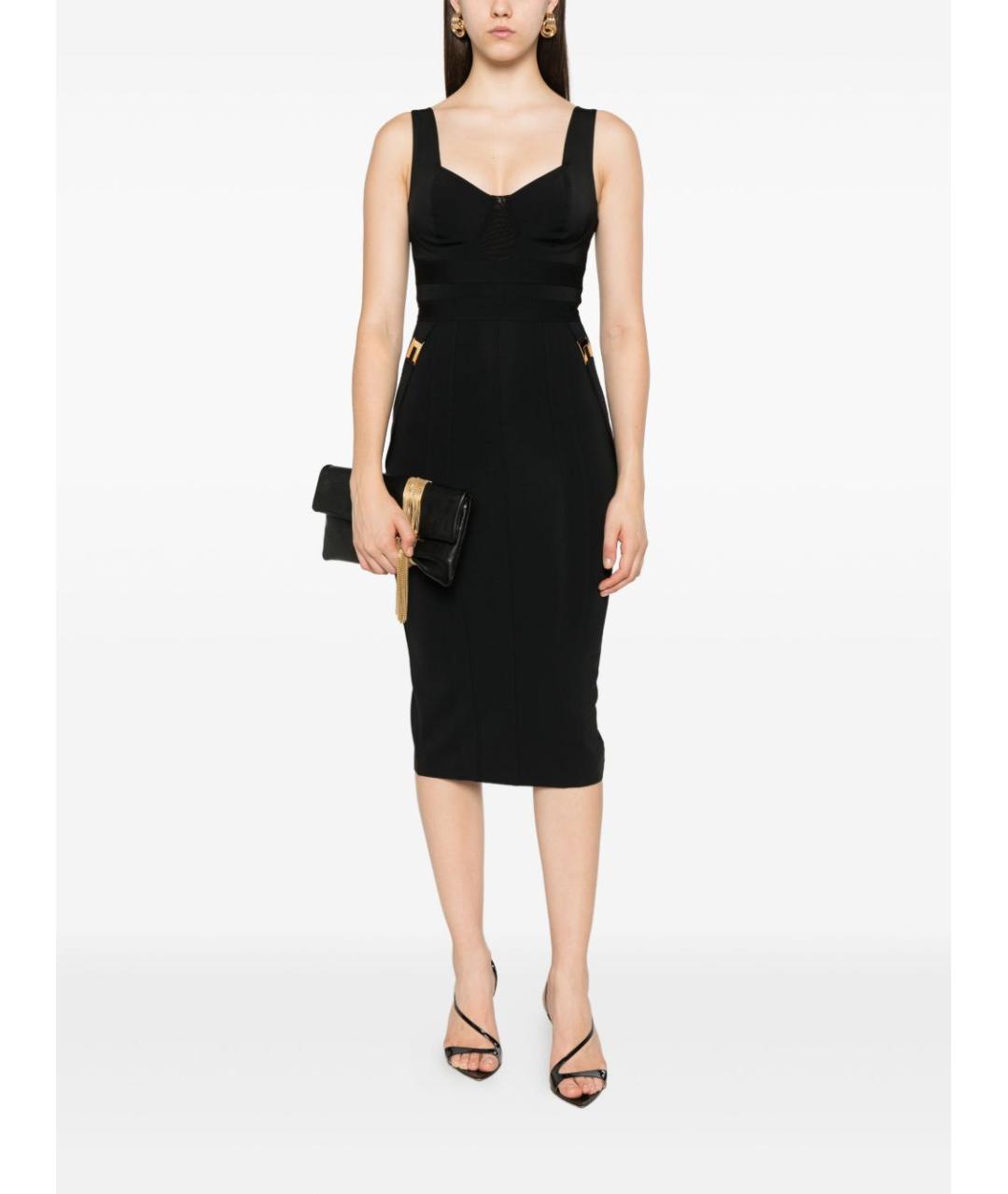 ELISABETTA FRANCHI Черное платье, фото 4