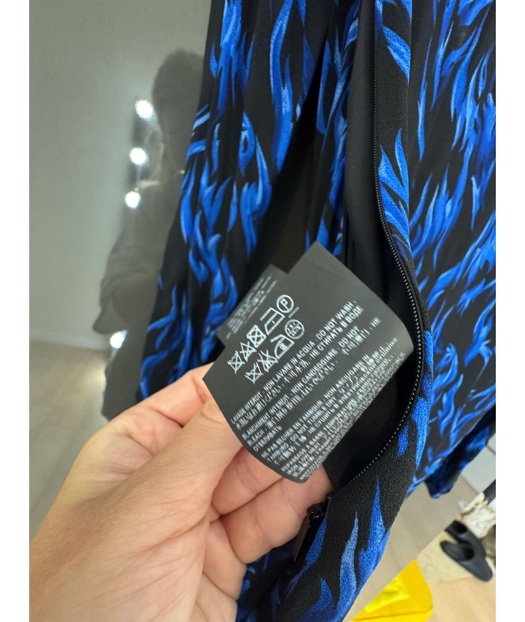 SAINT LAURENT Синее вечернее платье, фото 8